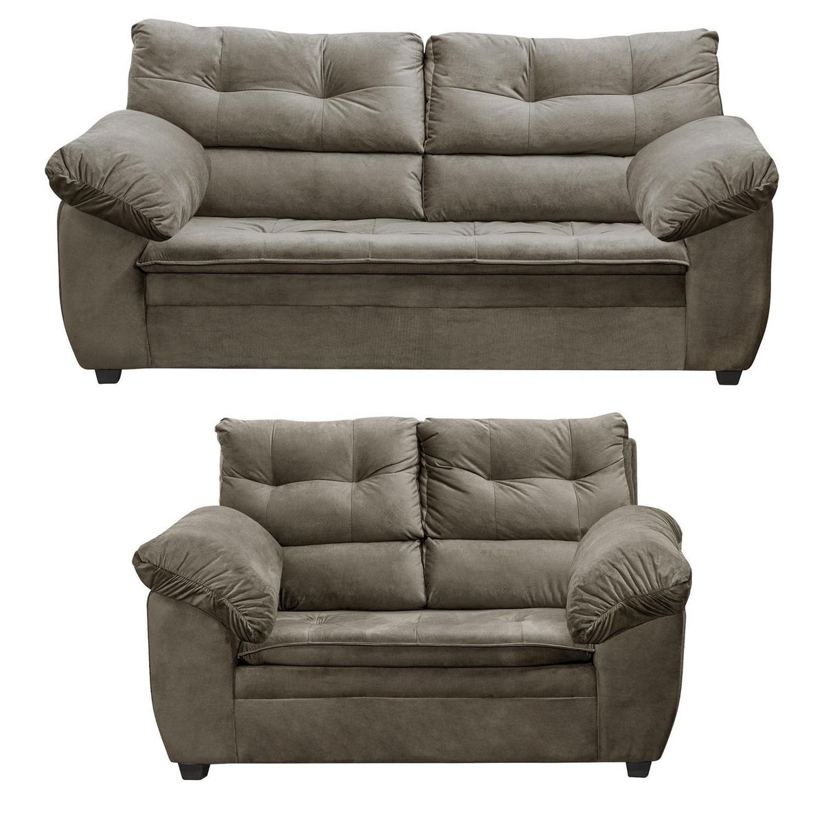 INNOVAMUEBLES - Living 5 cuerpos Liverpool 220x100x92 cm Chocolate