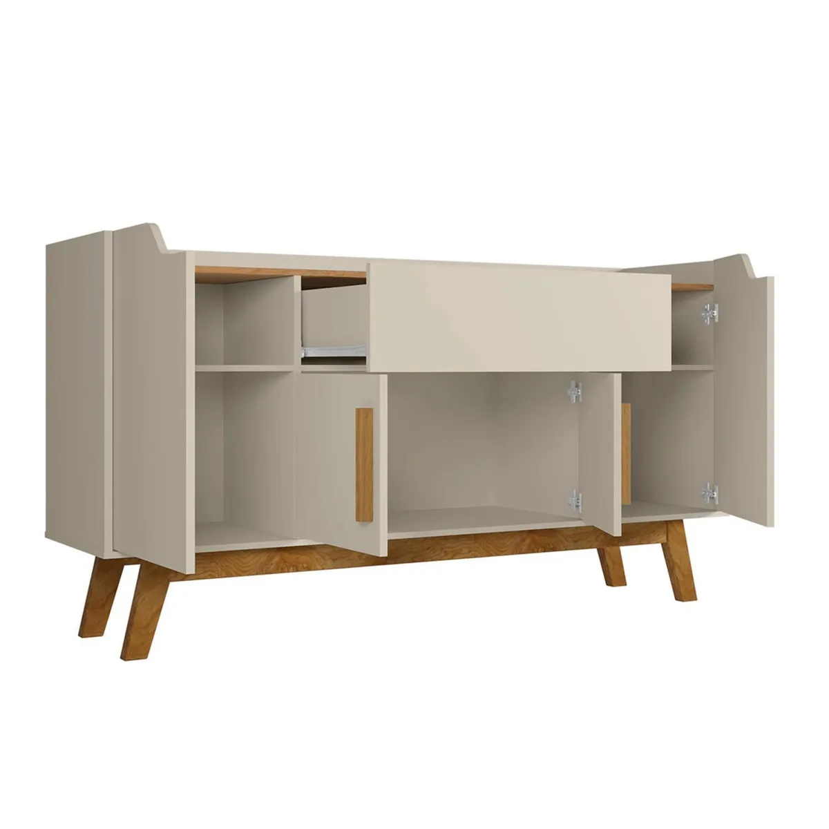 HOGA - Aparador buffet future canela 81x136x36 cm