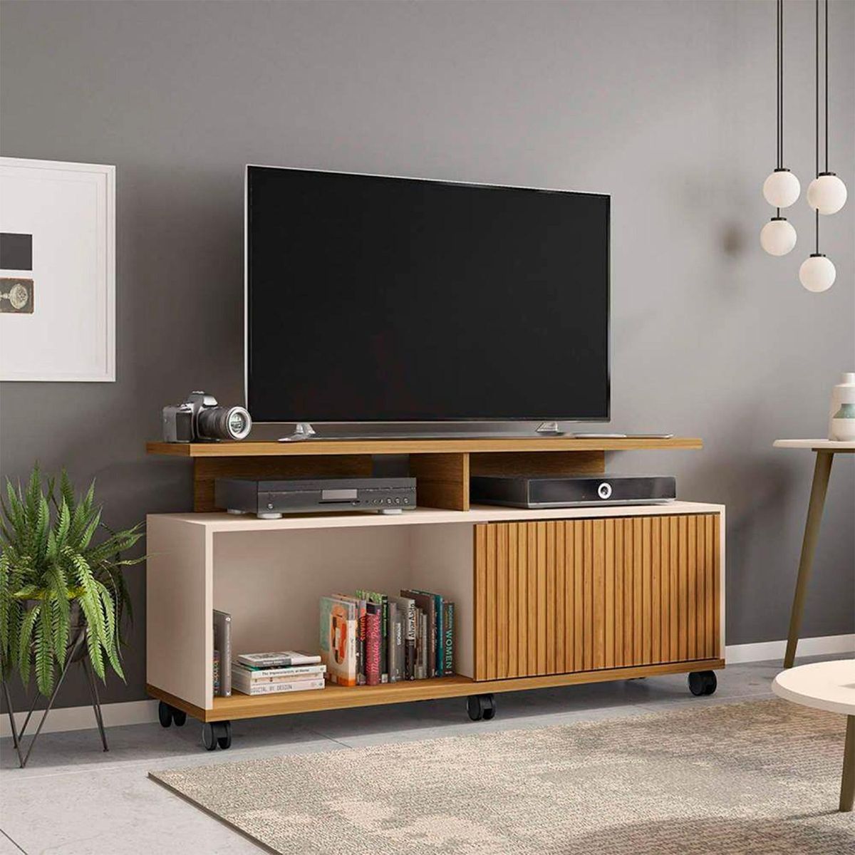 HOGA - Rack tv 52 topazio canela 63x136x39 cm
