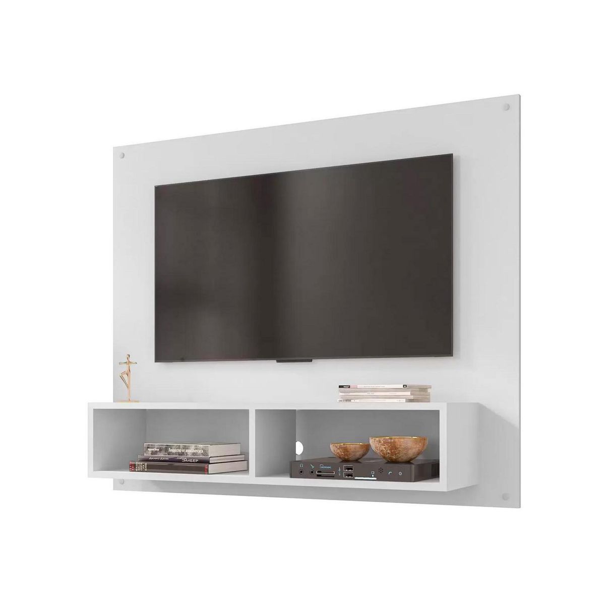 HOGA - Panel rack tv 42 viena blanco 90x108x25 cm