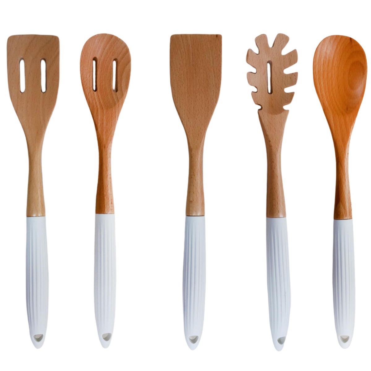 IMPORTADORA USA - Set de 6 utensilios de cocina bambú