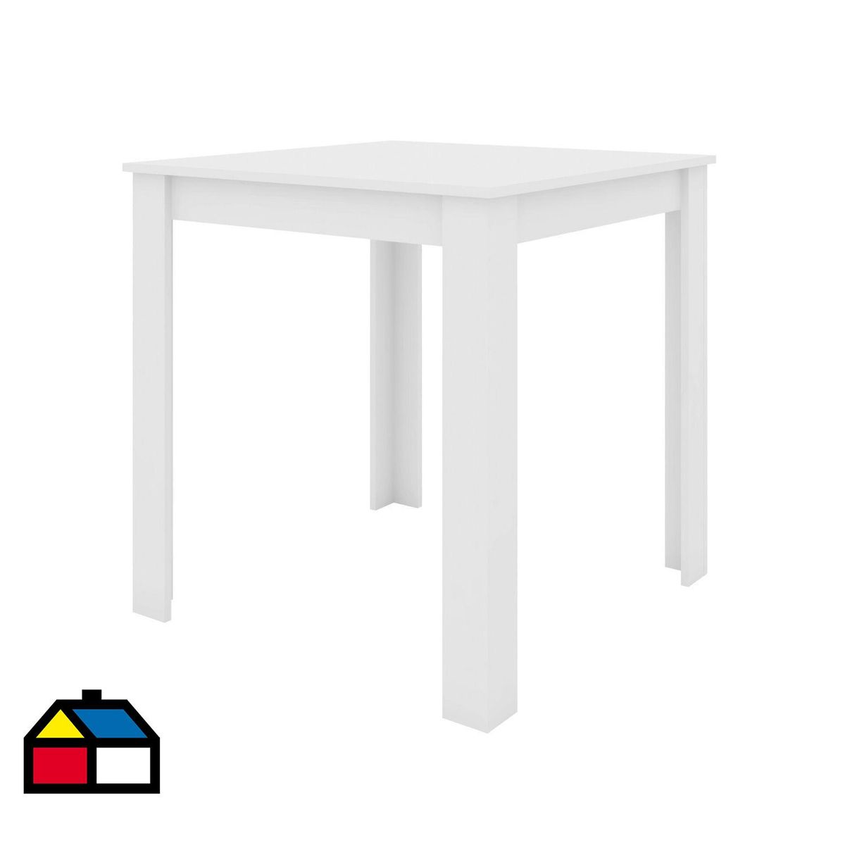 HOGA - Mesa florence blanco 68x68 cm