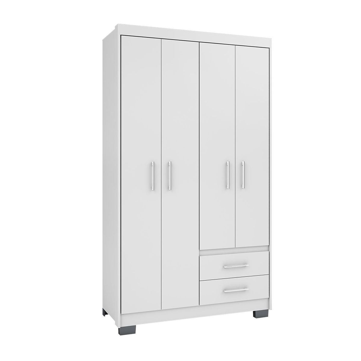 HOGA - Clóset Primacy 4 Puerta(s) 2 Cajón(es) 1 Repisa(s) 105x185x47 cm Blanco