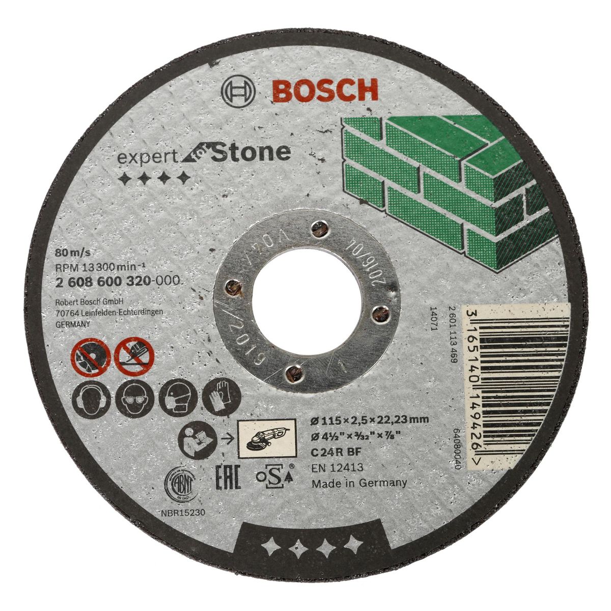 BOSCH - Disco corte piedra 4,5''