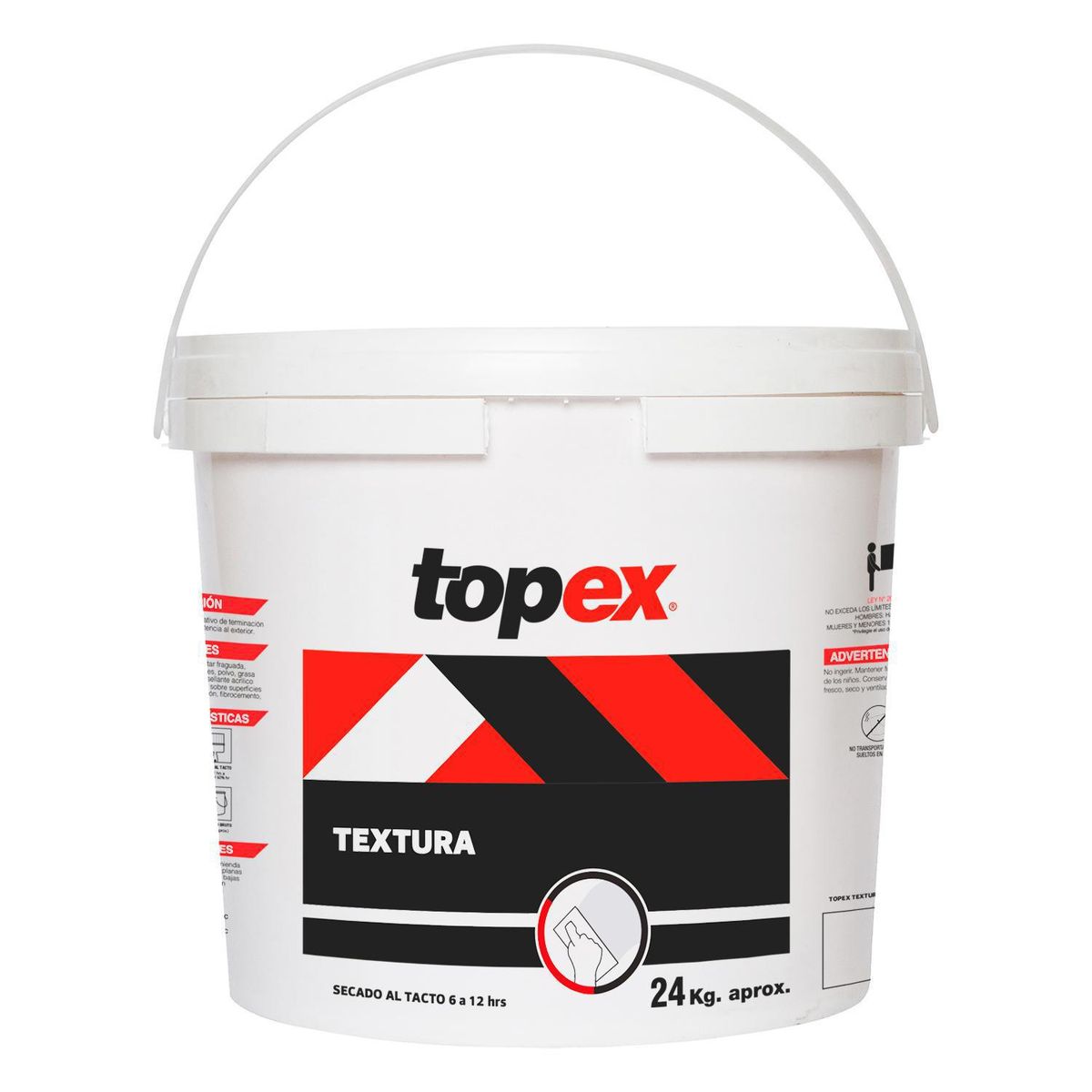 TOPEX - Textura Muro Topex G1 Blanco 24 Kg Acabado Liso para Interior y Exterior
