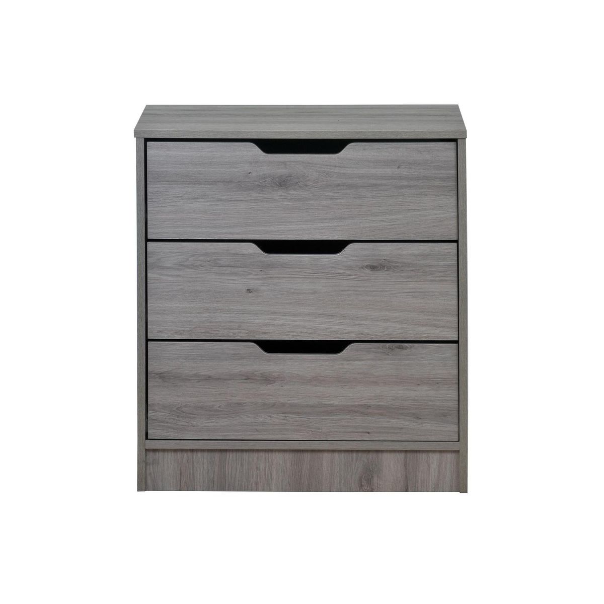 MOBIKIT - Cómoda 3 Cajón(es) Misuri 40x68x8 cm Roble Santana