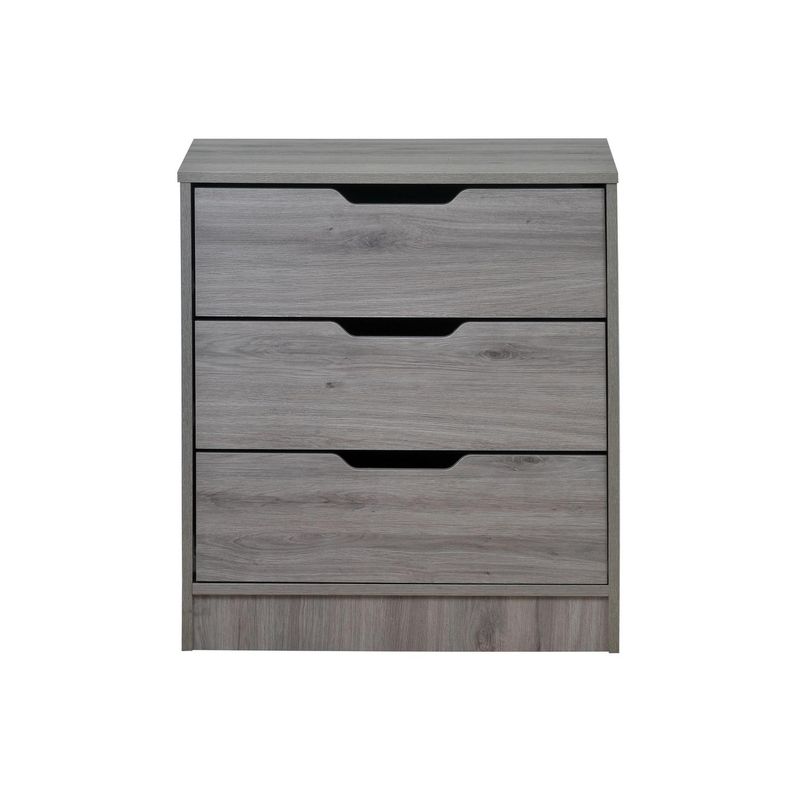 MOBIKIT - Cómoda 3 Cajón(es) Misuri 40x68x8 cm Roble Santana