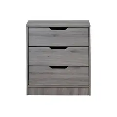 MOBIKIT - Cómoda 3 Cajón(es) Misuri 40x68x8 cm Roble Santana