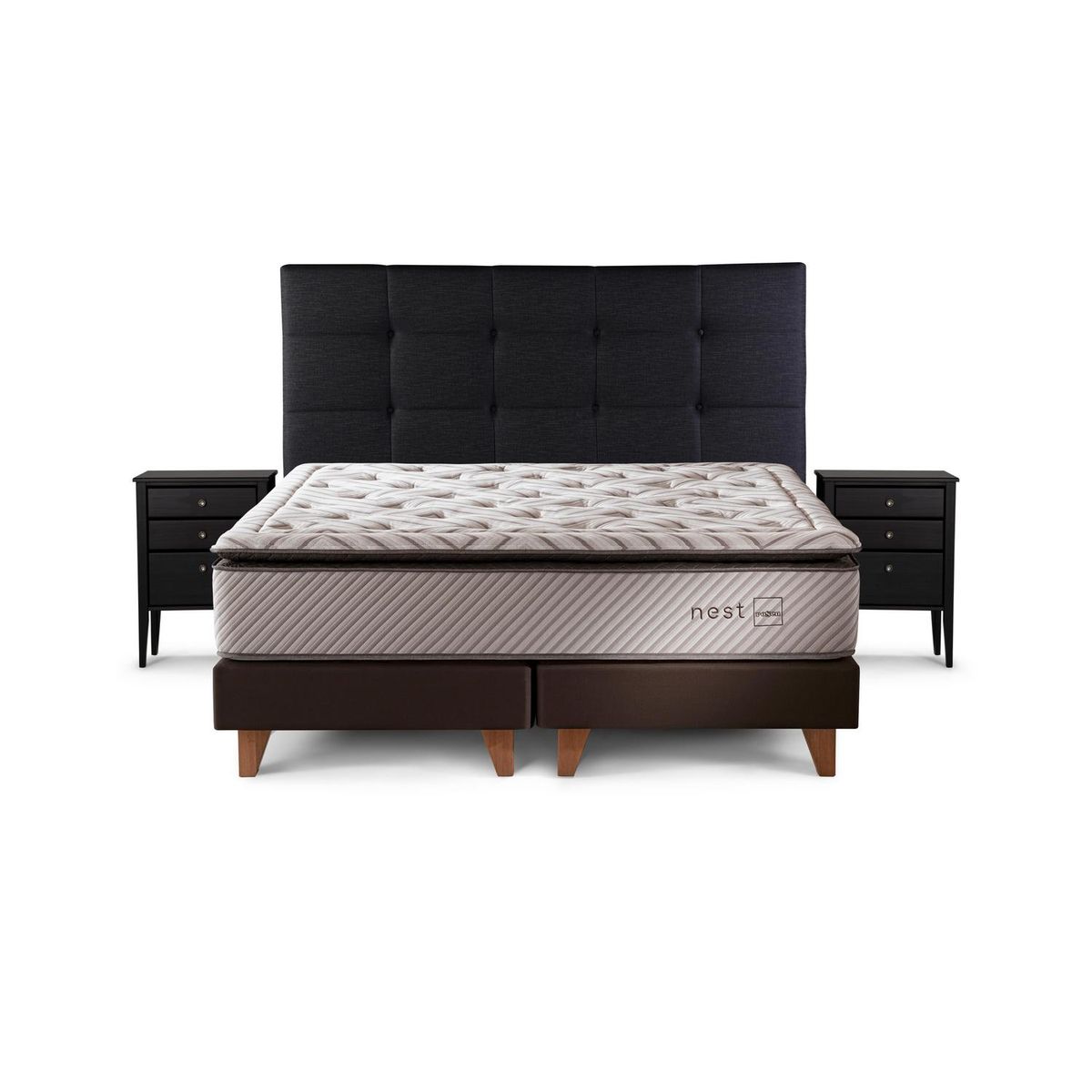 ROSEN - Cama King Nest Blanco