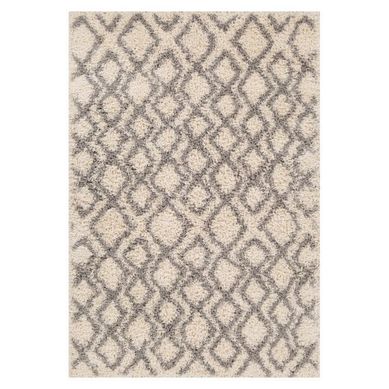Alfombra Shag-Anat1 160x230 cm Gris claro