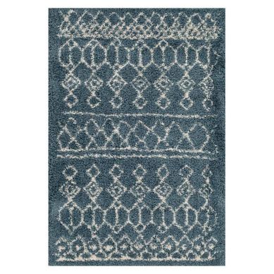 Alfombra Shag-Anat2 160x230 cm Turquesa