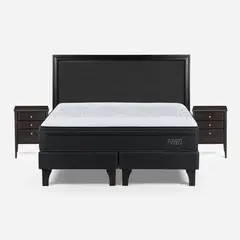 ROSEN - Cama 2 plazas Tempo Blanco