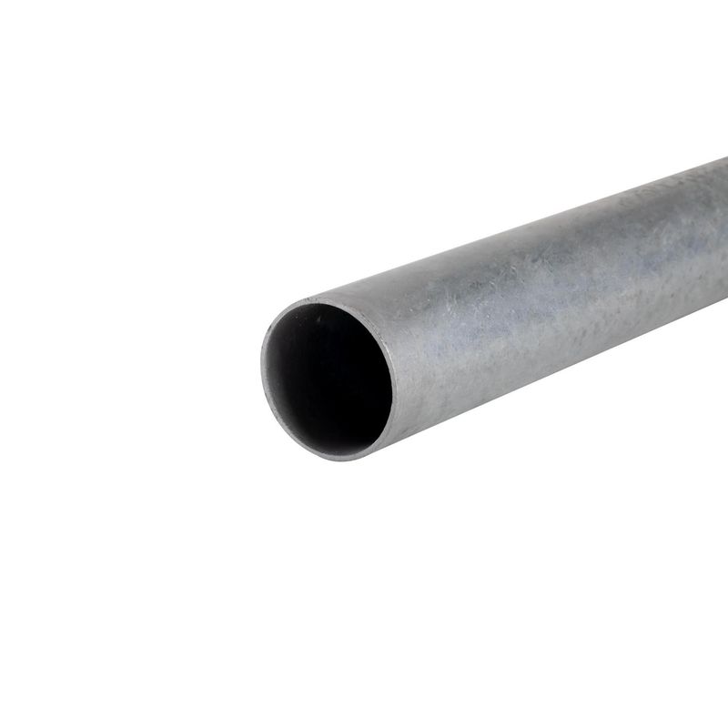 GALVAMASTER - Tubo Acero Galvanizado 1 1/2" 2 mm 6 m 10 unidades