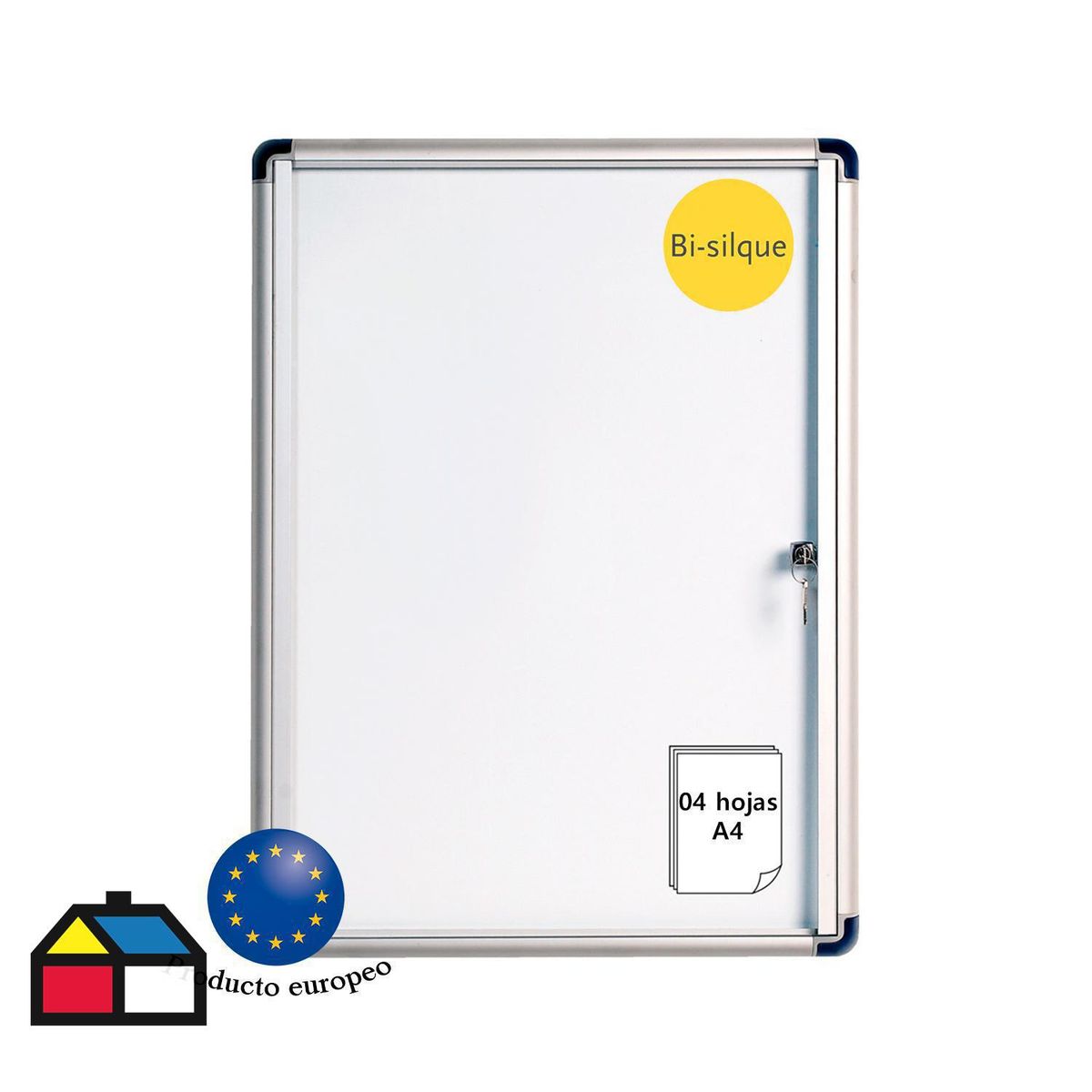 BI SILQUE - Vitrina Diario Mural Magnético 04 A4 Bi-silque