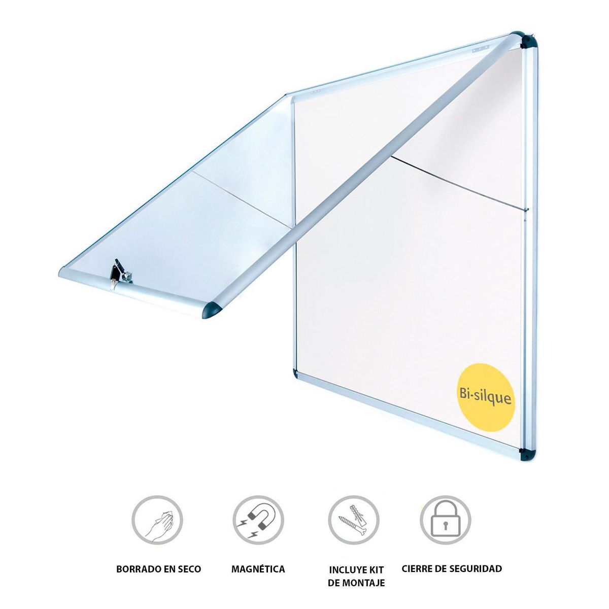 BI SILQUE - Vitrina Diario Mural Mag 12 A4 Bi-silque Vertical