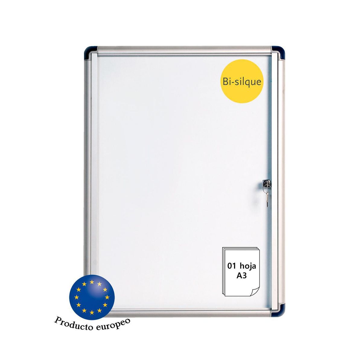 BI SILQUE - Vitrina Diario Mural Magnético 01 A3 Bi-silque