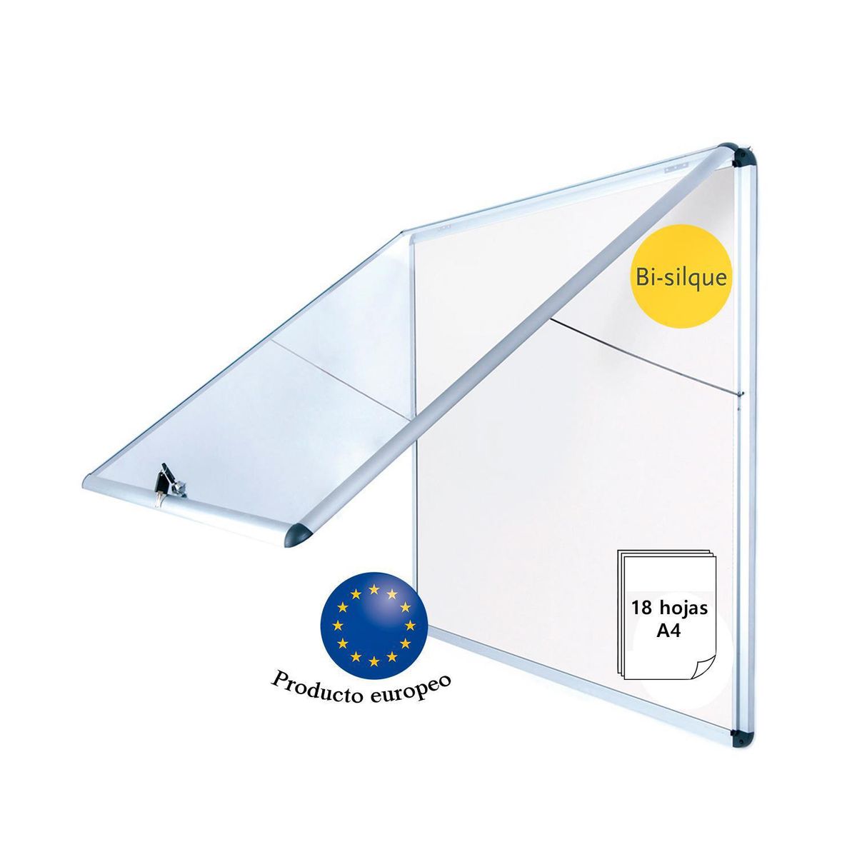 BI SILQUE - Vitrina Diario Mural Mag 18 A4 Bi-silque Vertical