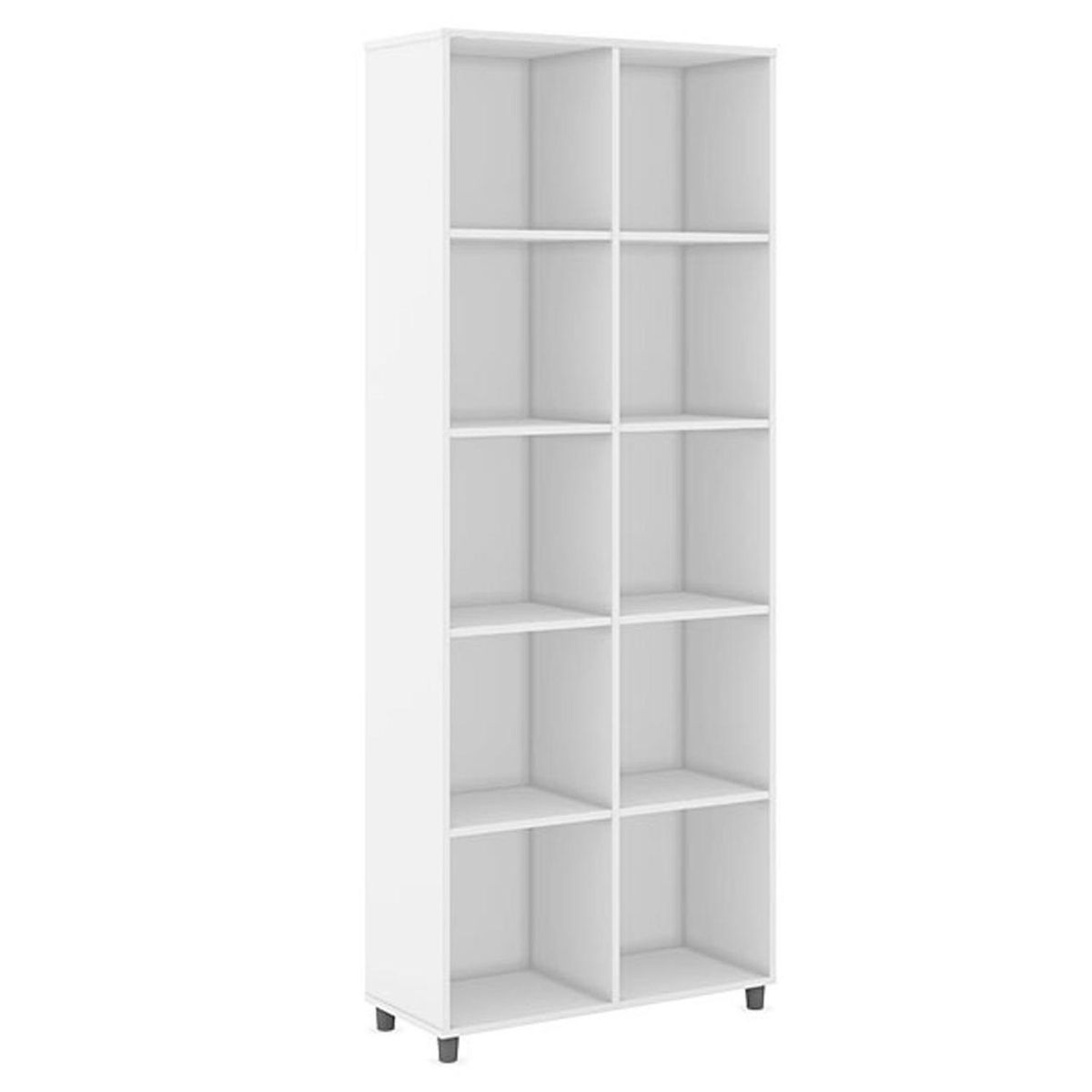 HOGA - Estante Caracol MDP 1 Nivel(es) 74x186x11 cm Blanco