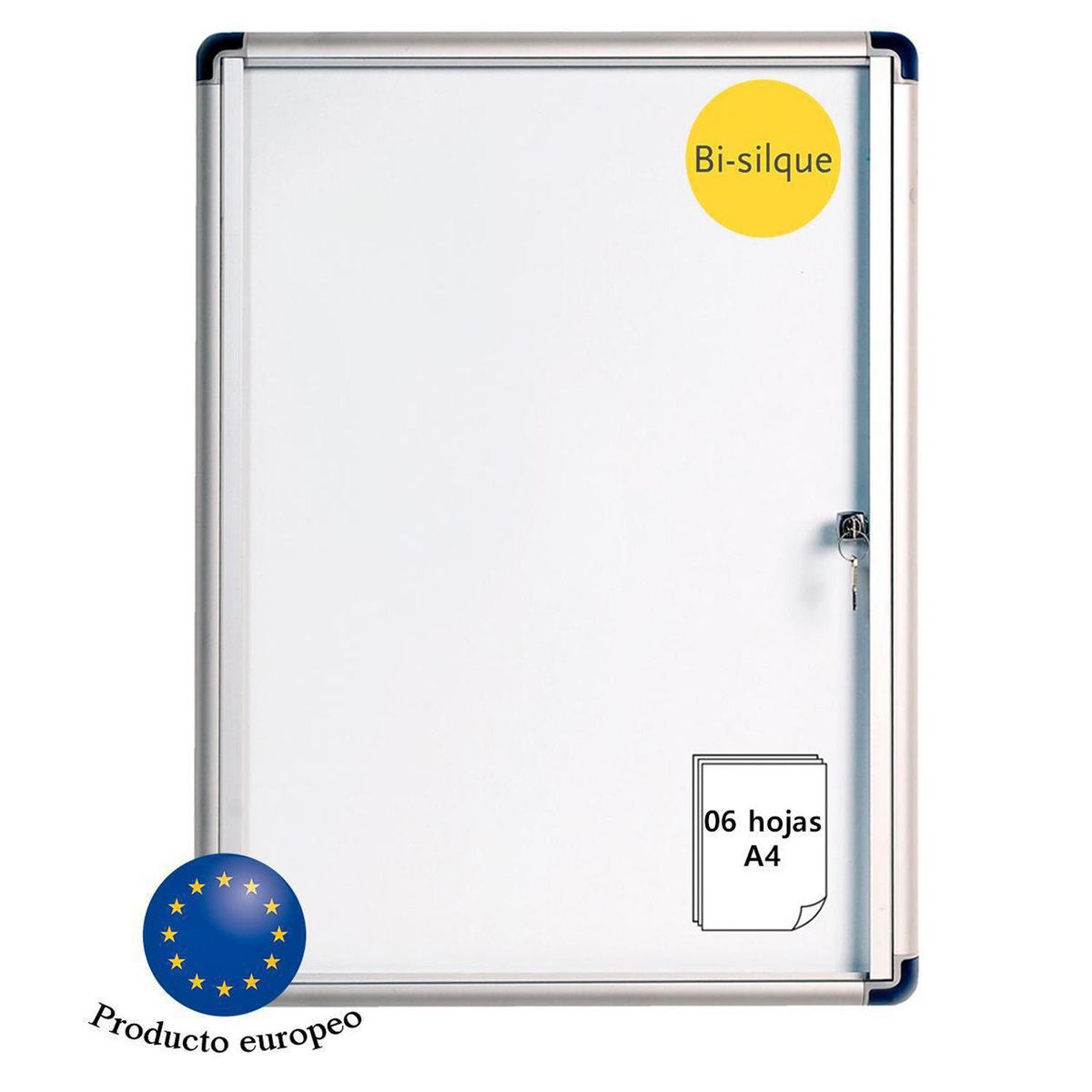 BI SILQUE - Vitrina Diario Mural Magnético 06 A4 Bi-silque