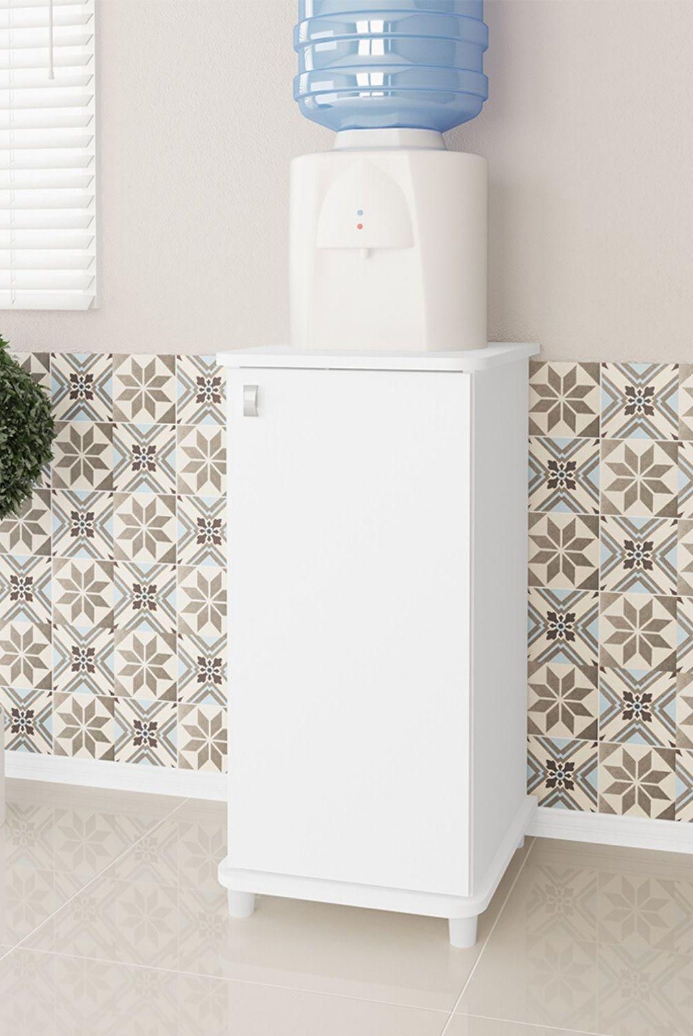 HOGA - Mueble para bidón camila blanco 76x36x43 cm