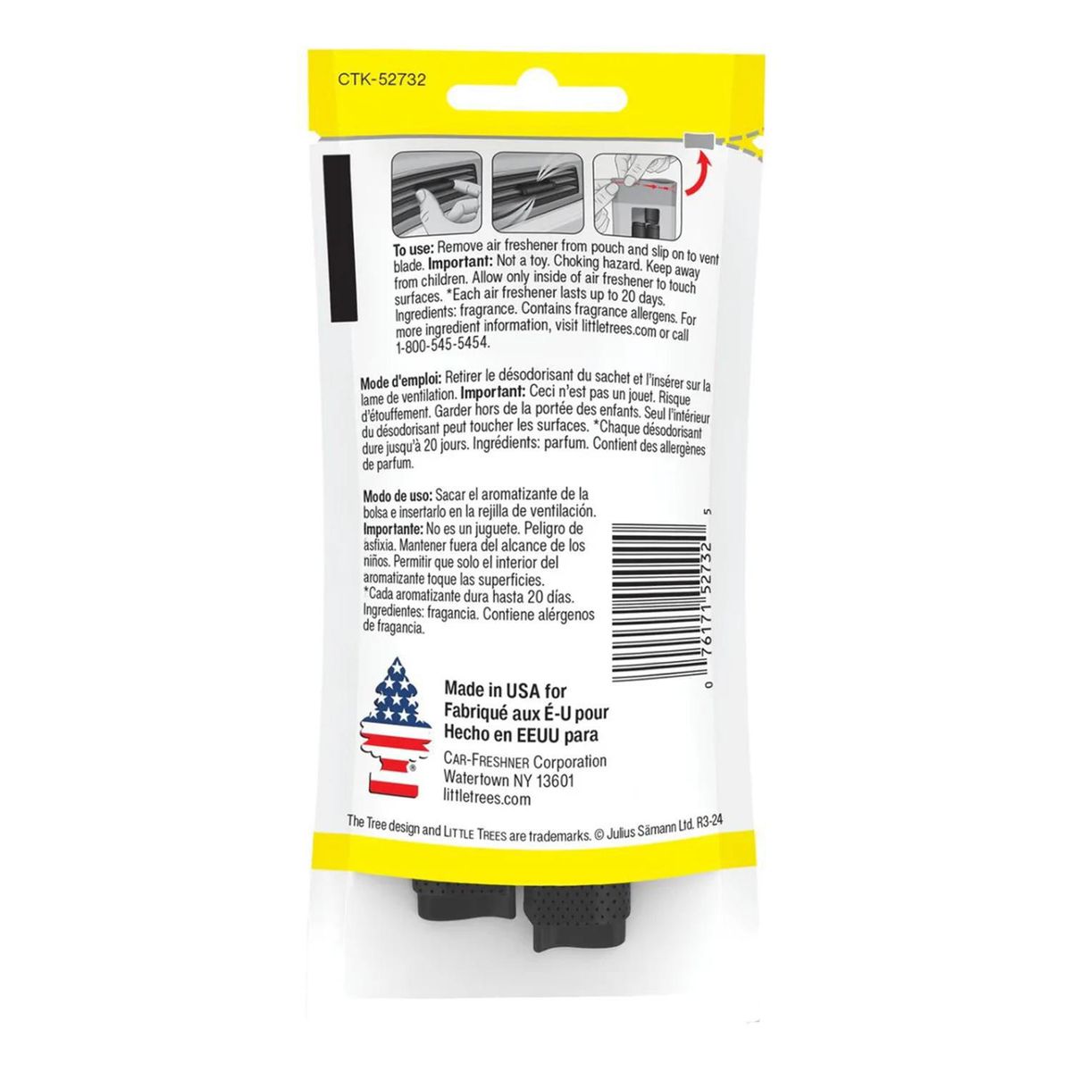 LITTLE TREES - Aromatizante Little Trees Vent Wrap Vainilla para Auto