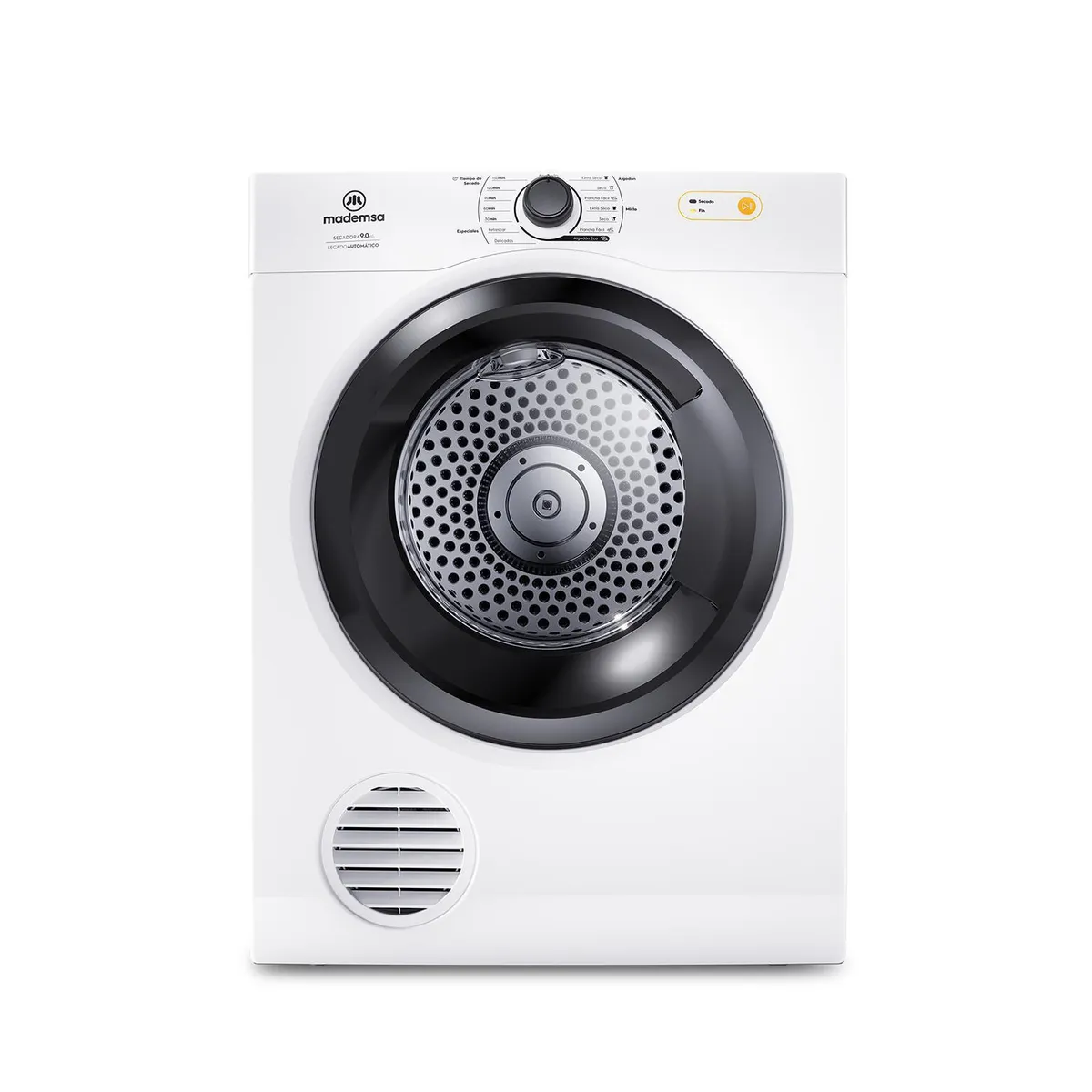 MADEMSA - Secadora de Ropa 9 kg Carga Frontal con Evacuación Blanco 9D BZG