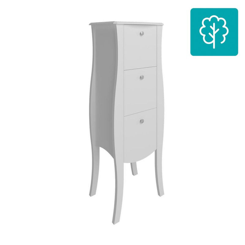 AR DESIGN - Cajonera 3 Cajón(es) Classe 50x140x39 cm Madera Blanca