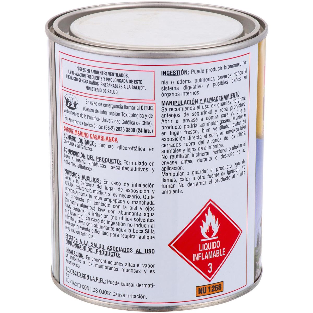 DYNAL - Barniz Marino Brillante 0.25 galón(es) Maple