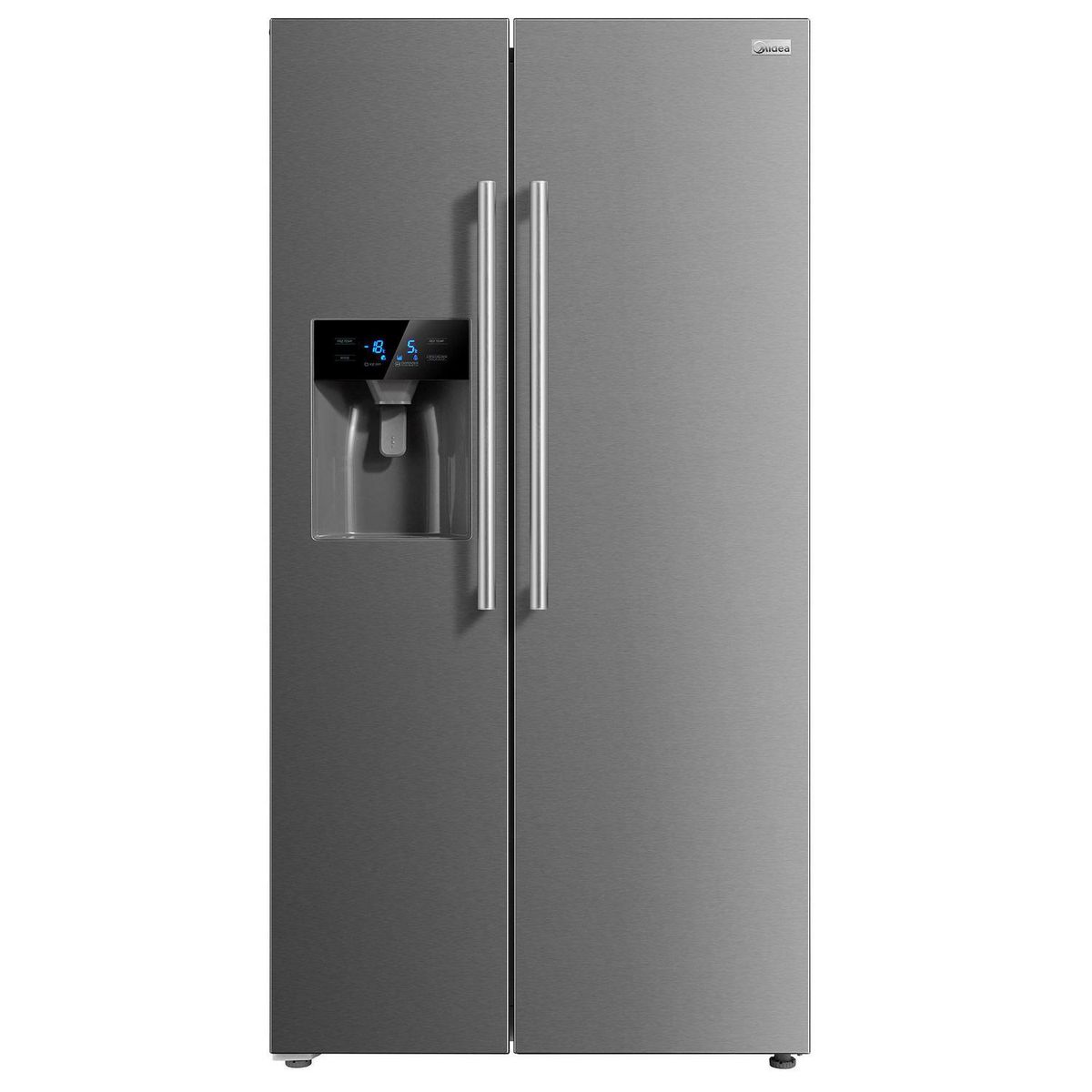 MIDEA - Refrigerador 2 Puertas Side by Side No Frost 504 Litros Inox MDRS681FGE02