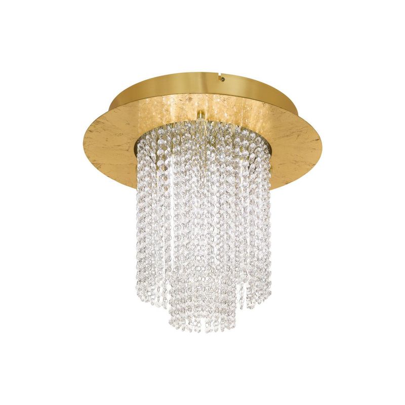 EGLO - Lámpara de techo Acero Dorado 10 luces 4,3W LED