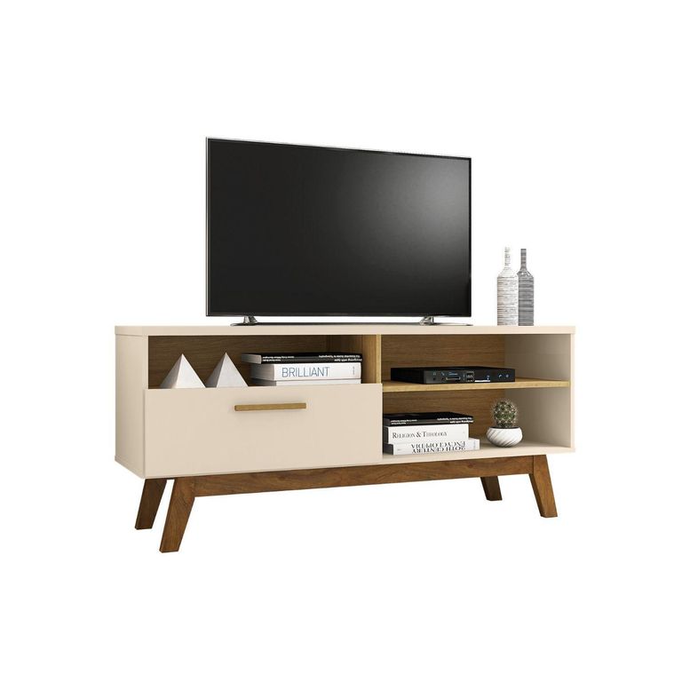 HOGA Rack tv 55" Paladio blanco invierno 59x136x38 cm