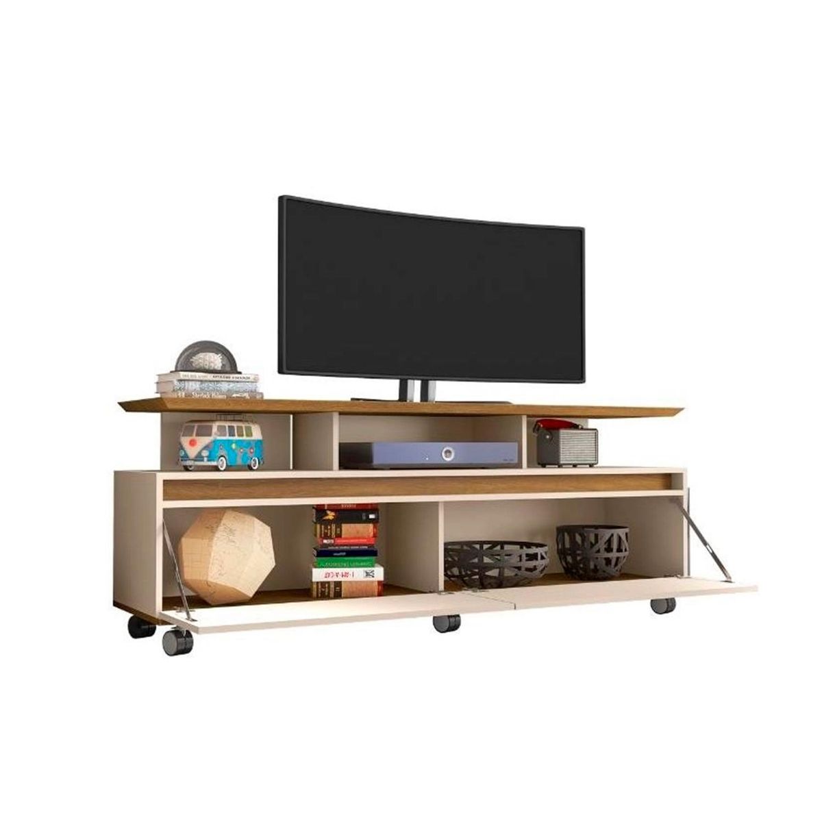 HOGA - Rack tv 60 texas canela 65x160x39 cm