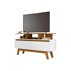 HOGA - Rack tv 50 rubí 1.2 blanco 65x120x38 cm