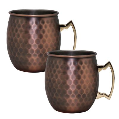 Imagen 2 del producto Set Vaso Cobre Moscow Mule Acero Inoxidable