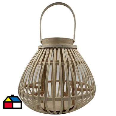 Farol bambu mod bohemia 28 cm
