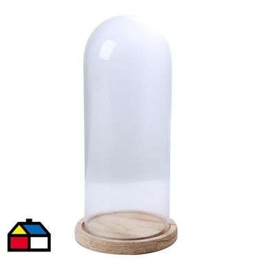 Adorno domo de vidrio 25 cm