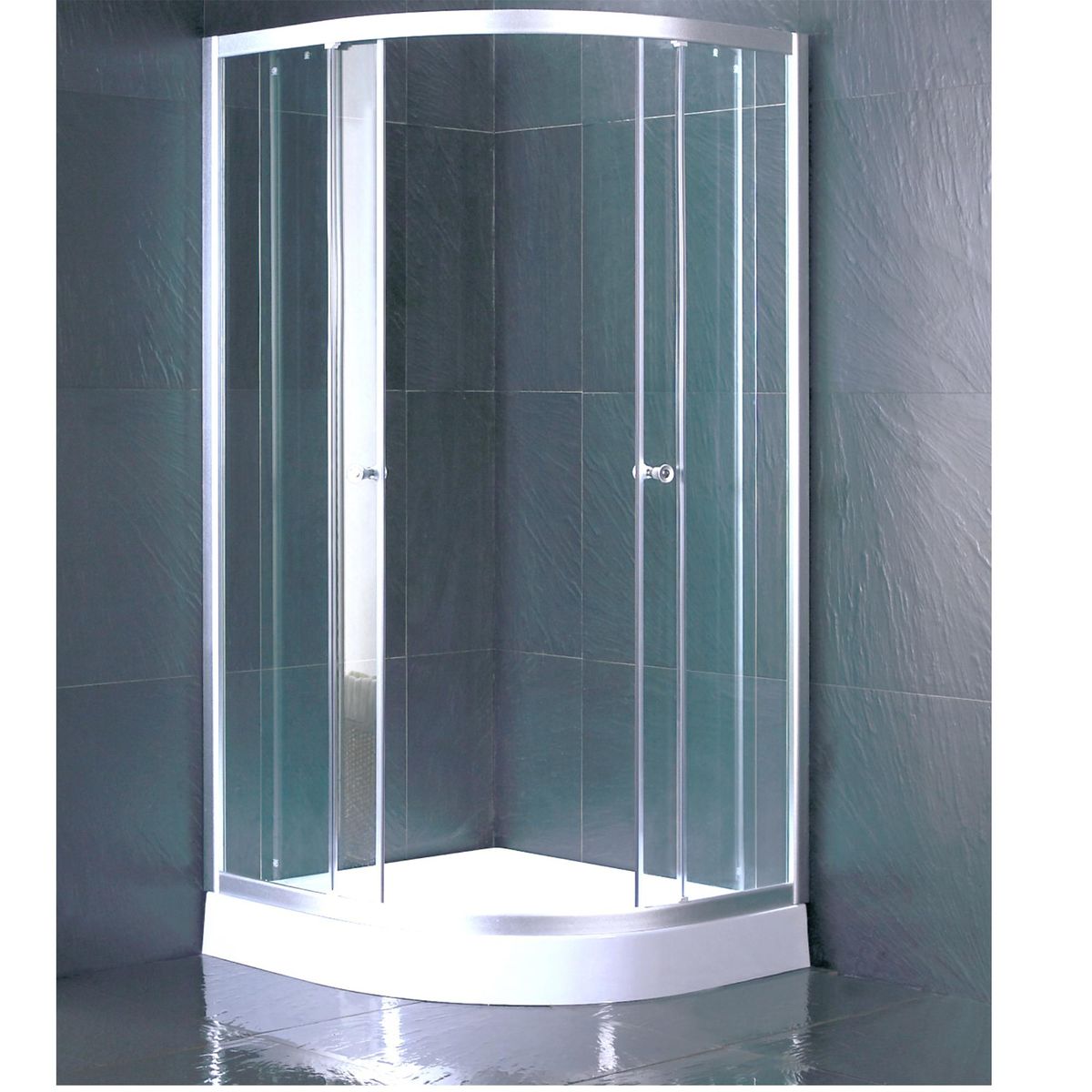 TEBISA - Mampara con receptaculo 80 x 80 TEB-SHOWERGG7006