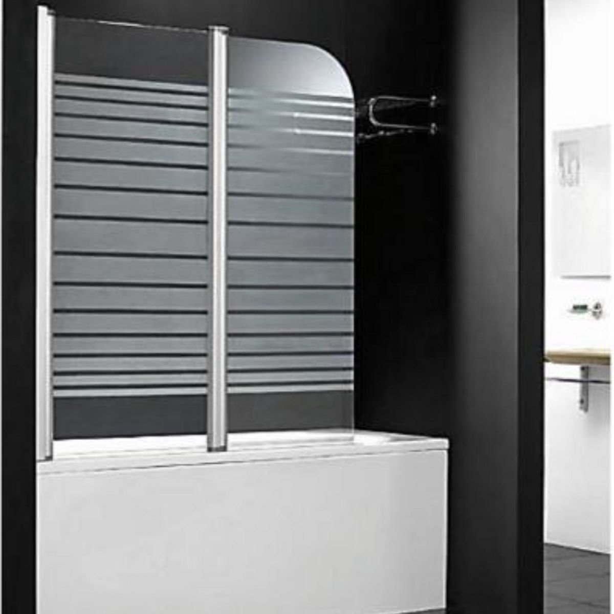 TEBISA - Mampara para tina 660+540 x 1400 mm TEB-SHOWER120