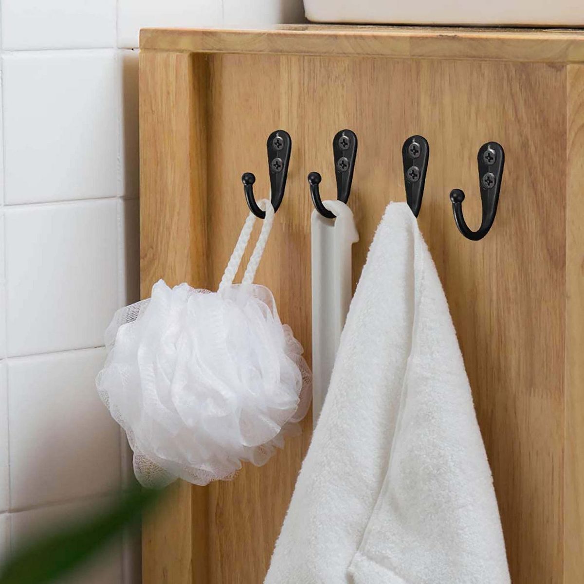 MAMUT - Colgador Simple Metal Negro