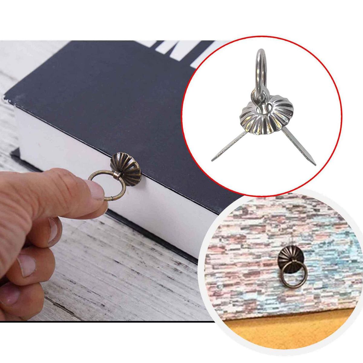 MAMUT - Tirador liviano con manilla 12 mm plata 2 unid