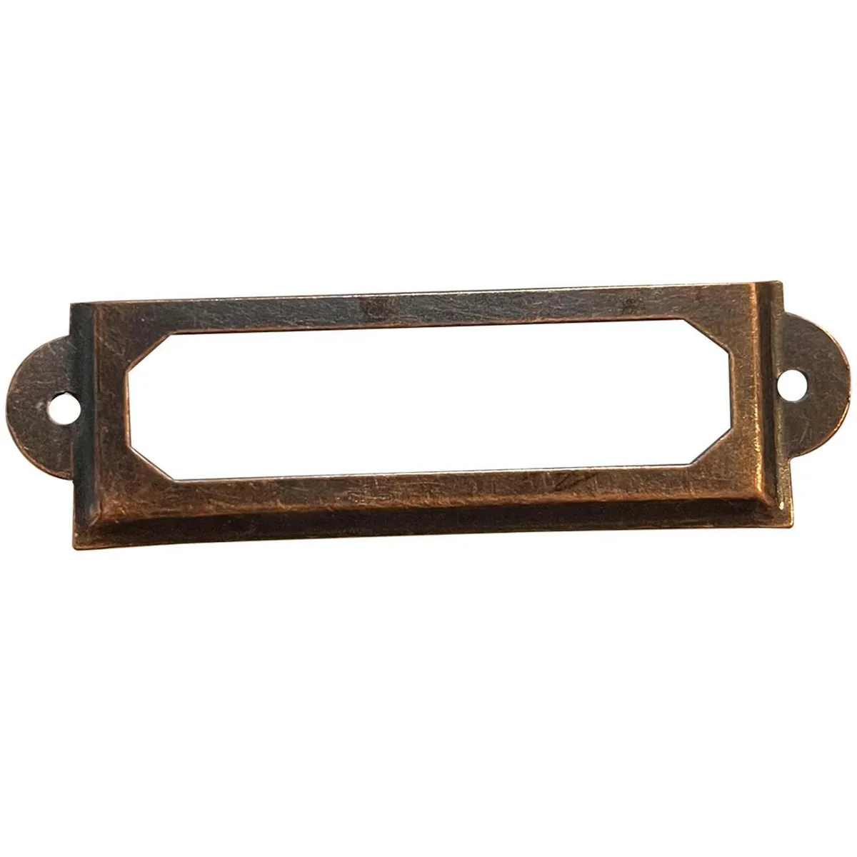 MAMUT - Tarjetero rectangular 60 x 17 mm cobre antiguo 1 unid