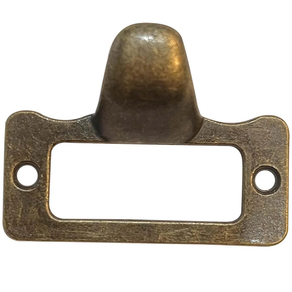 MAMUT - Tarjetero rectangular con tirador 32 x 20 mm bronceado 1 unid