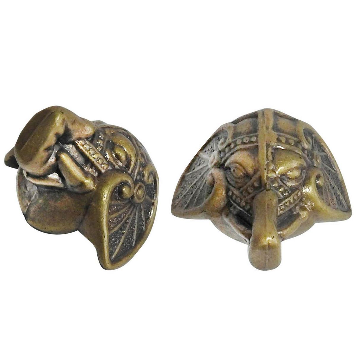 MAMUT - Pata (soporte) decorativo 28 x 27 mm bronce envejecido 2 unid