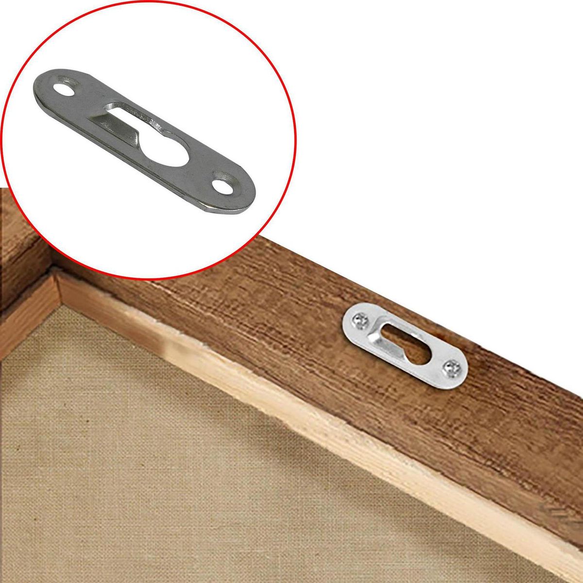 MAMUT - Colgador cuadro multiuso 16 x 45 mm zincado 2 unid