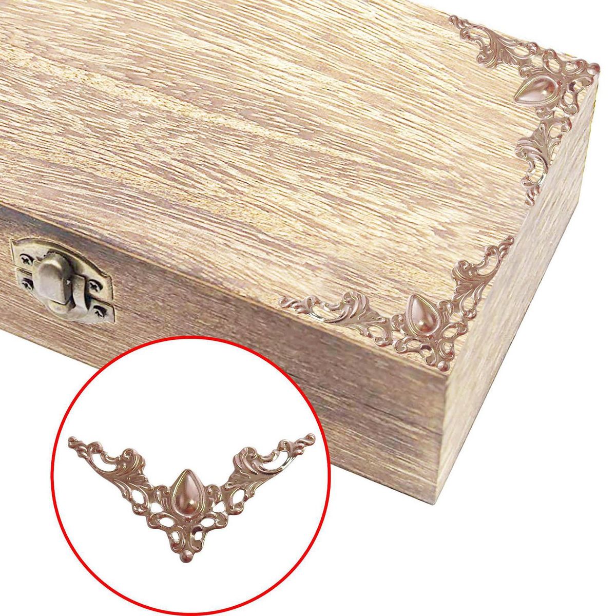 MAMUT - Esquinero decorativo 42 x 42 mm rosa 2 unid