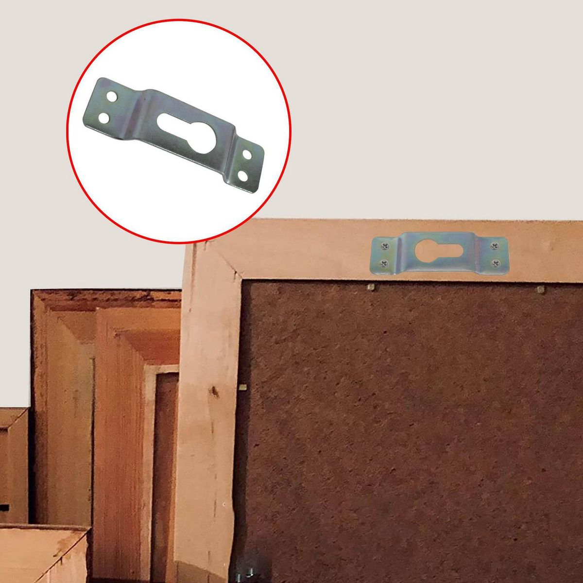 MAMUT - Colgador cuadro multiuso 19 x 65 mm zincado 1 unid