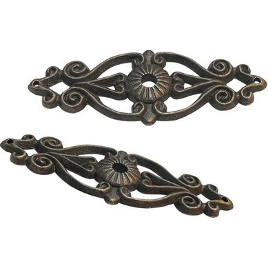 Esquinero decorativo 20 x 63 mm bronce antiguo 2 unid