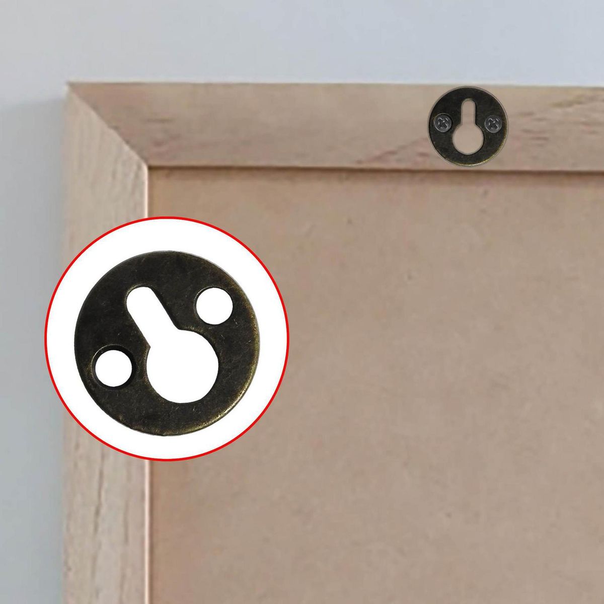 MAMUT - Colgador cuadro multiuso 25 x 25 mm zincado 1 unid