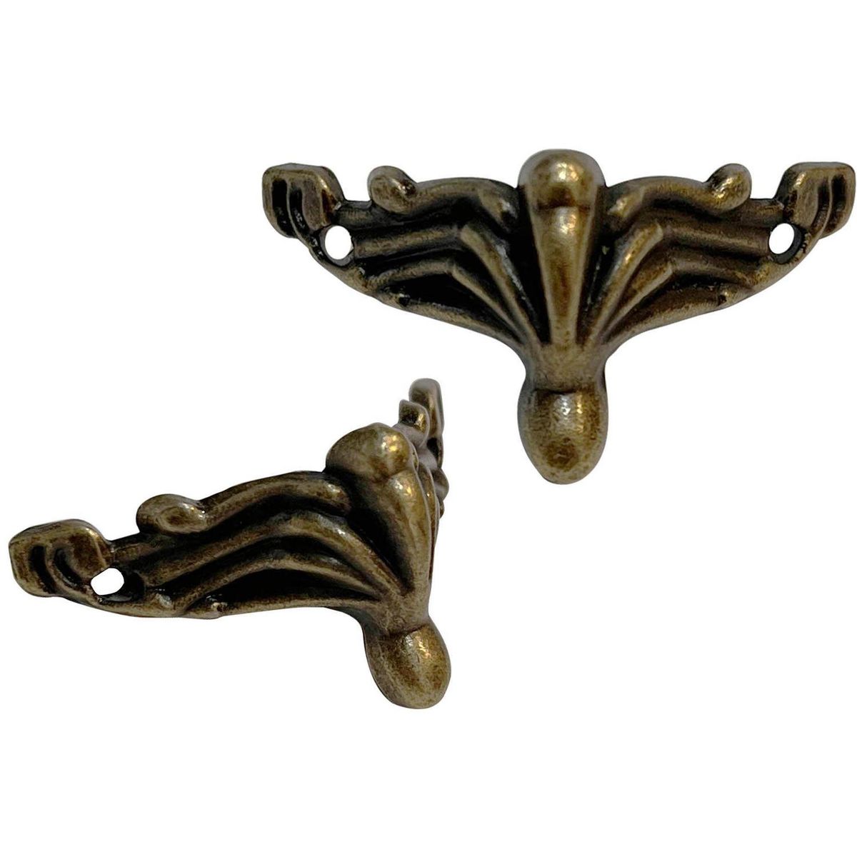 MAMUT - Pata (soporte) decorativo 27 x 30 mm bronce envejecido 2 unid