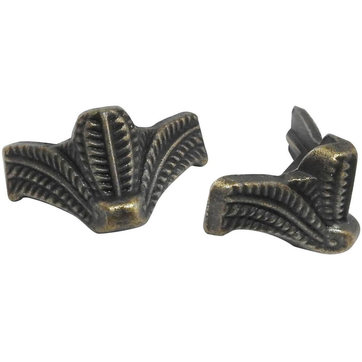 MAMUT - Pata (soporte) decorativo 14 x 26 mm bronce envejecido 2 unid